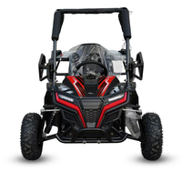 Kart à pédales K1 à essence 4 temps 163 CC pas cher, 2 places/1 place, pour enfants, utilisation en extérieur, 35 km/h
