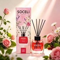 Vente flash - Désodorisant d'air en verre de 120 ml - Longue durée - Pour voiture, maison, hôtel - SOCELI