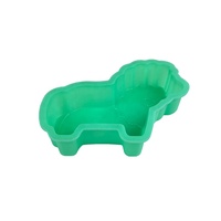 Vente chaude en forme de lion moule de cuisson en silicone outils de gâteau de haute qualité pour une utilisation en cuisine-pour gâteau savon chocolat bonbons