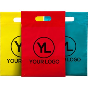 Bolsas de compras reutilizables impermeables con asas troqueladas de PE, procedentes de Vietnam - Product Image 2