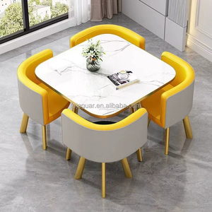 Mesa redonda <span class=keywords><strong>y</strong></span> <span class=keywords><strong>sillas</strong></span> de ocio modernas baratas <span class=keywords><strong>para</strong></span> muebles de <span class=keywords><strong>restaurante</strong></span> <span class=keywords><strong>mesas</strong></span> de negociación en cafeterías celebridades de Internet - Product Image 4