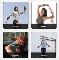Bracelet de poignet lesté en silicone portable pour yoga et fitness, couleur personnalisable, pour les distributeurs d'équipements de fitness