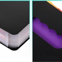 Porte-documents accordéon A4 Rainbow Index en PP, organiseur vertical multicouche, imprimé UV, outil essentiel pour les papiers d'examen et les documents