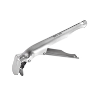 Pince à platine chauffante en acier inoxydable, résistante à la chaleur, antidérapante, pour servir et cuisiner