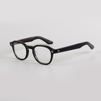 Lunettes tendance 2022, nouveau produit de mode, style japonais, assiette dorée transparente, cadres optiques, à la mode