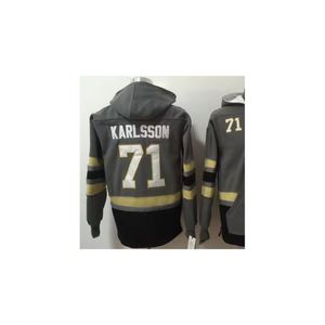 Vegas William <span class=keywords><strong>Karlsson</strong></span> Meilleure qualité Cousu National Hockey Hoodiey - Product Image 1