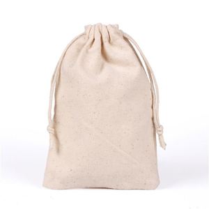 Sac en coton écologique de 12*15cm avec cordon de serrage, vente en gros, idéal pour les bijoux de mariage, les bonbons, le rangement et les emballages cadeaux - Product Image 6
