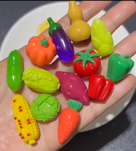 Vente en gros de bricolage miniature pour maison de poupée alimentaire résine végétale tomate <span class=keywords><strong>concombre</strong></span> pomme de terre citrouille aubergine maïs carotte chou poivre gourde - Product Image 4