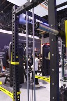 Nuevos productos Smith Machine Cable Crossover Multi Power Rack Marco de doble estabilidad Estante de entrenamiento impermeable
