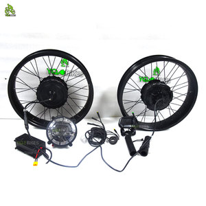 <span class=keywords><strong>Kit</strong></span> de conversion ebike 3000W à double batterie et double moteur pour tous les vélos électriques ebike MTB 20 pouces YQEBIKES - Product Image 5