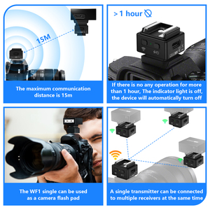 2.4G <strong>Wireless</strong> Outdoor Camera Accessories <strong>Flash</strong> <strong>Trigger</strong> Transmitter &amp; Speedlite <strong>Trigger</strong> - Product Image 3