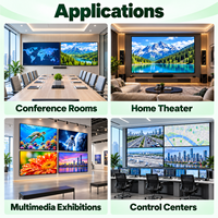 4x4 2.0 Matrix Switcher 4K60Hz HDR Video Wall Mendukung Ekstraksi Audio & Penyesuaian Skala 4K-ke-1080p untuk Proyek AV