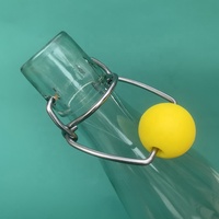 Bouchon de bouteille à bascule avec fil pour boissons, huile, vinaigre, kombucha, bière, eau, soda, kefir, couvercle hermétique