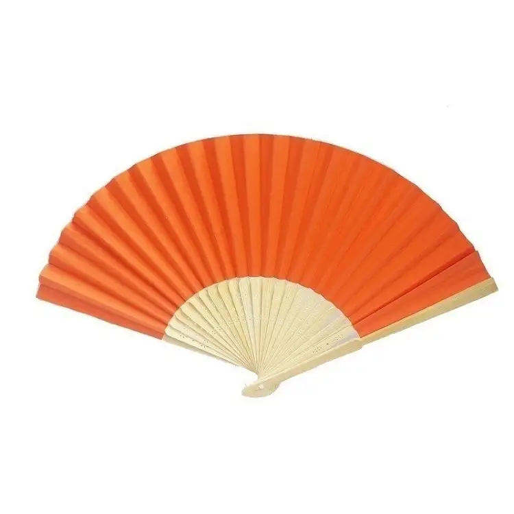 Fan Fan Cute Wholesale Customised Wooden Folding Bamboo Hand Fan With Pouch