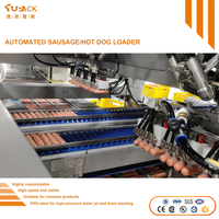 Chargeur de saucisses entièrement automatique intelligent avec système d'emballage robotisé pour l'automatisation des usines alimentaires