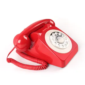 Cheea 8019老式复古电话留言录音电话有声来宾电话婚礼电话