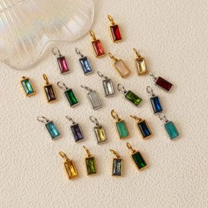 Nuova Collana con Ciondolo Fai-da-Te 2025 con 12 Pietre Zodiacali, Placcatura in Oro 18K PVD, Zirconi Colorati, Stile Costellazione per Creazione di Gioielli - Product Image 3
