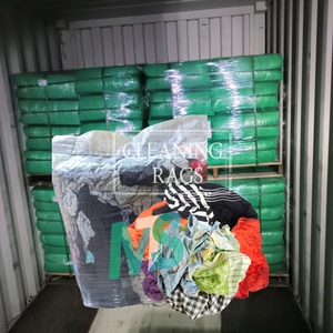 High Cotton High Absorbency Colored Knit Rags Painter's Rags Recycled from factory Industrial Rags - Product Image 1