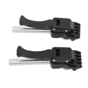 1 paire de pinces à corder noires pour badminton Pinces volantes pour tennis Pinces de démarrage Accessoires pour outils de cordage - Product Image 1