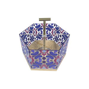 Acrylic Storage <b>Box</b> Six Sided Rotatable Cosmetic Organizer Dustproof <b>Makeup</b> Storage Container 20x17x18.5cm - Product Image 3
