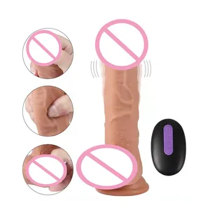 Realistischer 21cm künstlicher Silikon vibrator dildo , 20 Vibrations modus Dildo vibrator Fernbedienung Sexspielzeug für Erwachsene