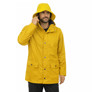Impermeable de PU Ecológico, Duradero y Moderno para Europa, 0.45mm de Grosor, Resistente al Agua y al Viento, Ropa de Lluvia para Excursiones al Aire Libre para Adultos - Product Image 1