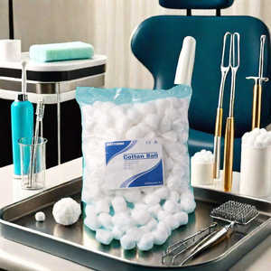 Batuffolo di cotone batuffolo di cotone cotone organico medico sterile batuffolo di cotone assorbente - Product Image 2