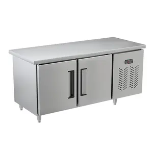 Congelatore sottopiano del frigorifero del piano di lavoro del banco di lavoro della cucina del ristorante