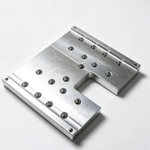 Placa de Montaje Automatizada CNC, Fabricada en Aleación de Aluminio 6061, Utilizada para Fijar Rieles Guía, Cilindros, Sensores, Etc. - Product Image 3