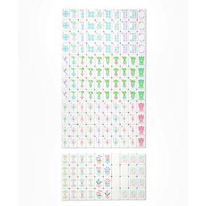 Fichas de Mahjong Personalizadas Moonlight, 160 Cartas, Acrílico Azul de Alta Calidad, 4 Capas, Juego de Mahjong Americano, Casino, Juego de Azar, Póker - Product Image 5