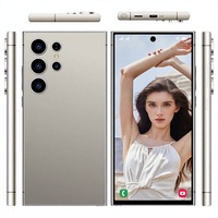 Smartphone S24 Ultra 5G Grand écran Affichage 4K 120Hz Processeur Déca-Core Reconnaissance Faciale Téléphone Mobile
