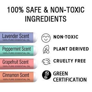 <span class=keywords><strong>Kit</strong></span> de <span class=keywords><strong>entrenamiento</strong></span> de olores con logotipo personalizado, 4 aceites esenciales, inhalador nasal, terapia natural para la pérdida de olores, incluye guía y registro - Product Image 3