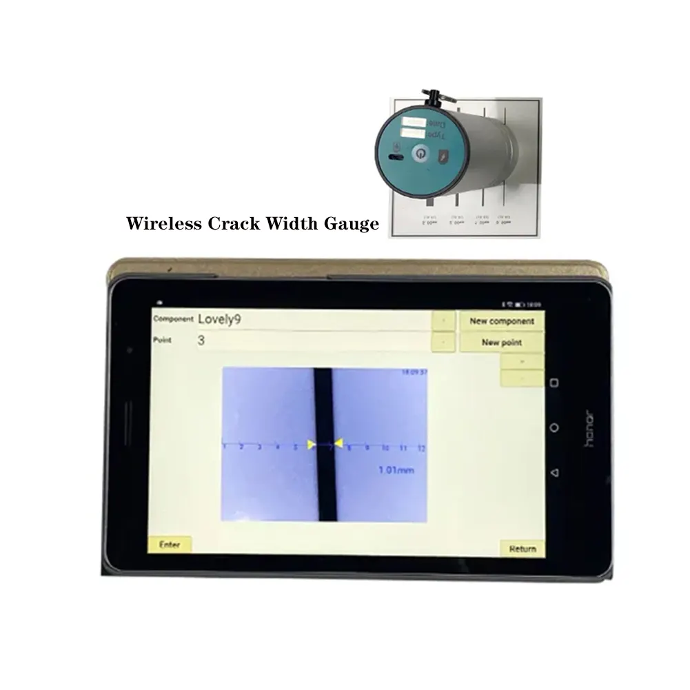 High Precision Monitoring Kit Concrete Gauge Wireless Crack Width Measuring Camera