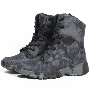 รองเท้าบูททหาร SFB79 รุ่น Men Desert Python Camo ลายพราง ผ้าลายพราง ซิปด้านข้าง พื้นยางกันลื่น เหมาะสำหรับกิจกรรมกลางแจ้ง ล่าสัตว์ เดินป่า - Product Image 2