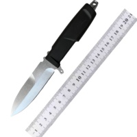 Couteau de survie en plein air, couteau de chasse, lame durable 420J2 avec étui Kydex pour le camping et les aventures, directement de l'usine