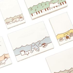 Custom Logo Printed Adhesive Note Pad Ins Cartoon <b>Cute</b> Sticky Notes Self-Adhesive Kawaii Paper <b>Notebook</b> - Product Image 1