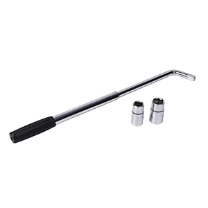 Clé à douille télescopique en acier Cr-V robuste pour réparation de pneus de voiture, clé à écrous extensible pour changement de pneus, outil de réparation de pneus à économie d'effort - Product Image 1