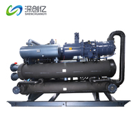 Refroidisseur industriel semi-hermétique à vis à effet de refroidissement élevé, refroidi par eau, 500 kW, haute productivité