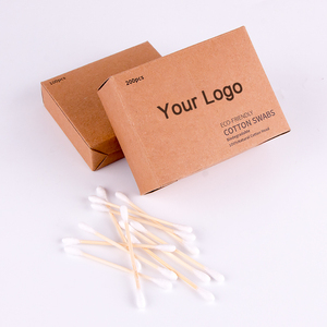 Bastoncini di bambù biologici Oem In cotone di bambù In vendita In scatola di carta rotonda - Product Image 6