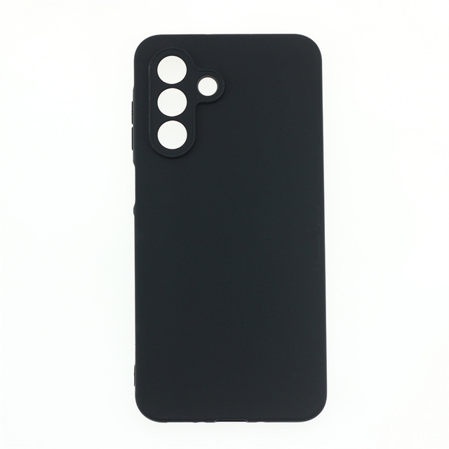 Luxury Black Matte Soft Silicone Case for Samsung Galaxy A26 A56 A36 Ultra Thin Back Cover