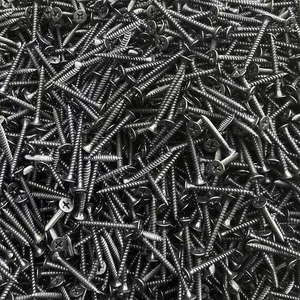 Vis pour cloisons sèches 3,5x25 mm à filetage fin en acier au carbone pour la construction de montants en bois et de charpentes métalliques, solution tout-en-un - Product Image 4