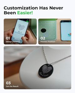 Xtool F1 Lite Laser Engraver, 4000 mm/giây <span class=keywords><strong>s</strong></span>ét Tốc độ máy khắc, siêu HD Laser Engraver cho gỗ & Acrylic - Product Image 6