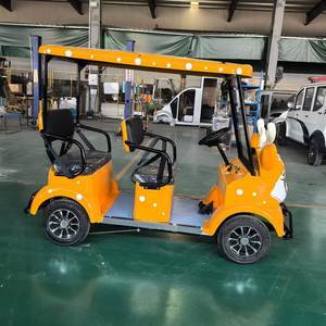 Carritos de Golf Eléctricos Económicos, Carrito de Golf Mini Tiger de 4 Plazas con Diseño de Dibujos Animados - Product Image 1