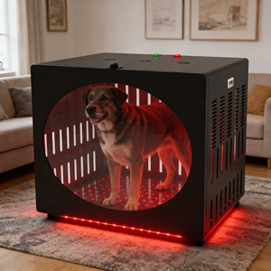 Nieuwe aanwinst staande ODM/OEM full body rood lichttherapie kist 120x5W LED US stekker voor spierherstel huidbehandeling voor huisdieren - Product Image 1