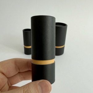 100% Tube de papier en gros biodégradable pour bouteille avec Eva cylindre paquet de papier récipient de parfum avec Gap Matte Black Box - Product Image 6