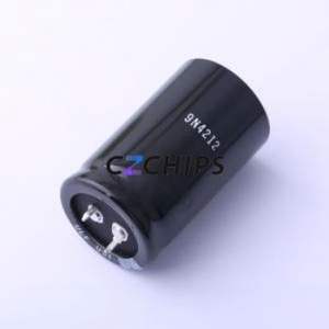 450MXG470MEFCSN30X50 <b>Snap</b>-in Aluminum Electrolytic Capacitor Through hole Component THT,D30xL50mm 470uF 20% 450V 10mm - Product Image 2