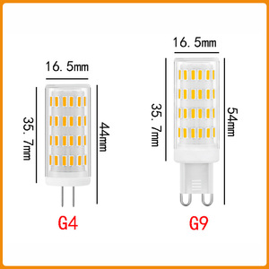 หลอดไฟ LED คอร์น G4 G9 E14 Ba15d 12-24V ปรับความสว่างได้ แสงวอร์มไวท์ 3000K 6000K สำหรับเรือและใช้ภายในอาคาร - Product Image 3