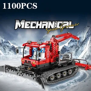 1047 Piezas Vehículo Técnico de Nieve a Control Remoto, Bloques de Construcción, Coche Eléctrico RC, Modelo de Grúa de Ingeniería, Ladrillos, Juguetes para Niños, Regalos - Product Image 6