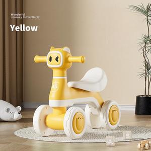 2025 nuovo Baby Balance Bike 1-3 anni Scooter a quattro <span class=keywords><strong>ruote</strong></span> senza <span class=keywords><strong>bici</strong></span> a pedali - Product Image 3