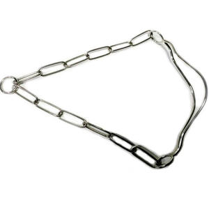 <span class=keywords><strong>Collar</strong></span> de cadena de estimulación de entrenamiento de perros de acero inoxidable Martingale ajustable negro Herm <span class=keywords><strong>Sprenger</strong></span> de fábrica para exteriores - Product Image 1